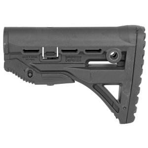 FAB Defense GL-SHOCK M4/M16 Anti-Rattle Buttstock Black Polymer