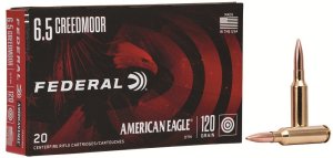 Federal Premium AE65CRD2 6.5 Creedmoor 120 Grain OTM 20 Round