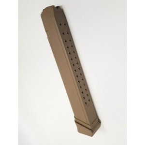 RWB Glock 9mm 33-Round Steel Lined Tan Polymer Magazine