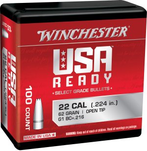 Winchester WBR22462 Centerfire Rifle 224 Valkyrie 62 gr Open Tip 100