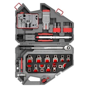 Real Avid AVAMKPRO Armorer's Master Kit Pro Gray/Red AR-15 Tool Set