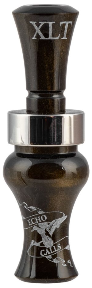 Echo 78900 XLT Single Reed Duck Call Black Gold Pearl Acrylic