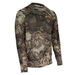 Muddy MUD-BL-CRW-VCG-L Base Layer Crew Top Veil Canyon Grey Large