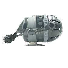 Muzzy 1192 Tournament Reel - Heavy-Duty Spin Cast, Carbon Fiber Handle, Stainless Steel, Grey, Right Hand