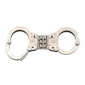 Smith & Wesson 350096 300 Hinged Nickel Steel Handcuffs