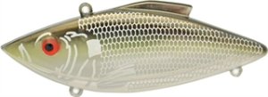 Bill Lewis BLFMT507 Mini-Trap Hard Bait, Liv-N-Chrome, 1/4 oz - Premium Mustad Hooks, Distressed Baitfish Sound