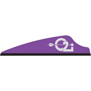 Q2i Fusion X-II SL Vanes Violet 2.1" 100pk Ultra-Low Profile Q210411