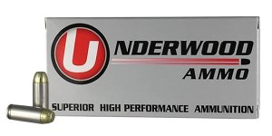 Underwood Ammo 180gr FMJ 10MM AUTO Nickel Plated Brass 50 Rounds
