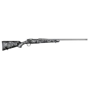 Christensen Arms 8010108000 Mesa FFT 28 Nosler 3+1 22 in Threaded Barrel, Tungsten Gray Cerakote, Black with Gray Webbing Stock, Rifle
