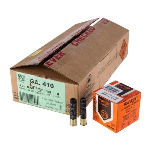 Clever CMSTSC4108 .410 Bore 2-1/2" 1/2oz #8 Shot Ammo 250/Case