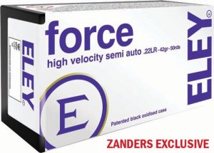 Eley Force .22 LR 42gr Round Nose 50rd Box