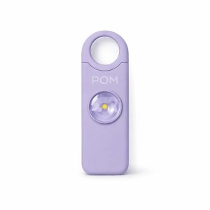 POM Industries PA-LVDR Personal Safety Alarm 130dB Lavender USB-C