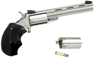 NAA Mini-Master 22 LR/22 Magnum 4 In 5rd Stainless Steel