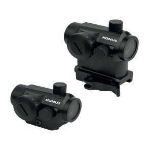 Konus 7215 Nuclear-R 1x22mm Red/Green Dot Sight 3 MOA Matte Black