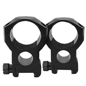 Traditions A768H 30mm High Tactical Black Picatinny Rings