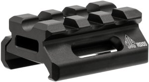 Leapers MTRSX5S Picatinny Riser 6061-T6 Aluminum Matte Black 1.57"x0.5"