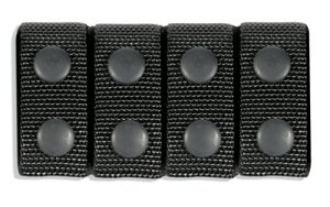 Blackhawk 44B351BKA Nylon Belt Keeper 2.25" Black 4-Pack