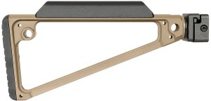 Midwest Industries MITRIS Triangle Side Folding Stock FDE Aluminum