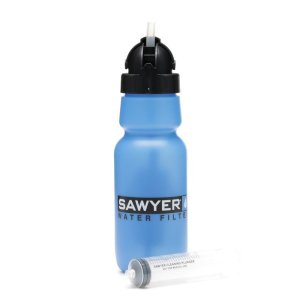 Sawyer SP140 Personal Water Filtration Bottle, 32oz, 0.1 Micron Filter