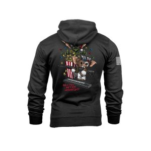 Nine Line BELTFED-DT6100 Black Hooded Sweatshirt 3XL