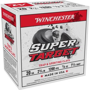 Winchester Ammo Trgt207 Super-Target 20Gauge 2.75" 7/8Oz 7.5Shot 25 PER