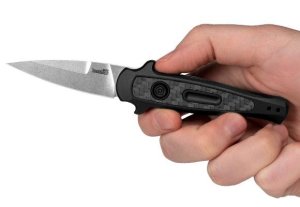 Kershaw 7125 Launch 12 Mini Stiletto Automatic Knife Alum Handle