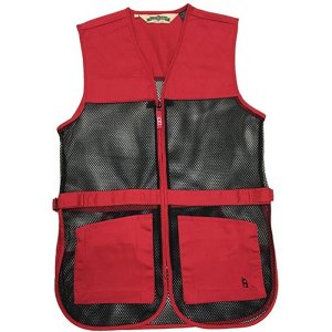 Bob Allen 21491 Mesh Dual Pad Shooting Vest Red 2XL