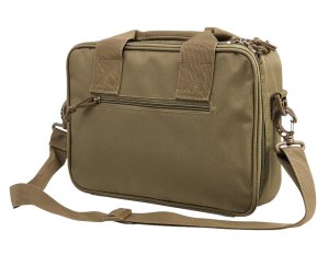NcStar CPDX2971T VISM Double Pistol Range Bag Tan 13"x10"x3.25"