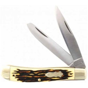 BTI Uncle Henry 285UH Pro Trapper Next Gen Folding Knife 7" Staglon Handle 3.2" Blade 2.8 oz