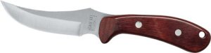 Case Ridgeback SS Hunter 4.1 In Stainless Rosewood Leather Sheath