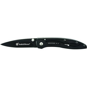 BTI SW FRAME LOCK DROP POINT Folding Pocket Knife 2.28 In BLK SS