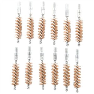 Brownells Double-Tuff Bronze Pistol Brush 35-38 Caliber 12 Pack