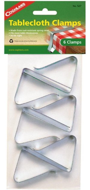 Coghlan's 527 Tablecloth Clamps Camping Accessories