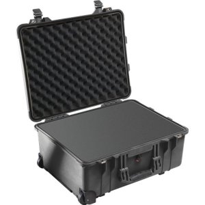 Pelican Protector Large Pistol Case, Foam Wheels/Handle, Black, 22" Dimensions