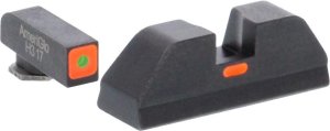 AmeriGlo GL-5616 Green Tritium Orange Rear Sight Glock Gen 5