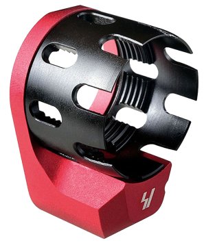 Strike Industries SI-AR-ECN&EEP-RED AR-15 Castle Nut & Endplate Red Steel
