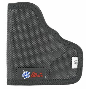 DeSantis N38BJU7Z0 Nemesis Pocket Holster Black for S&W Bodyguard 380