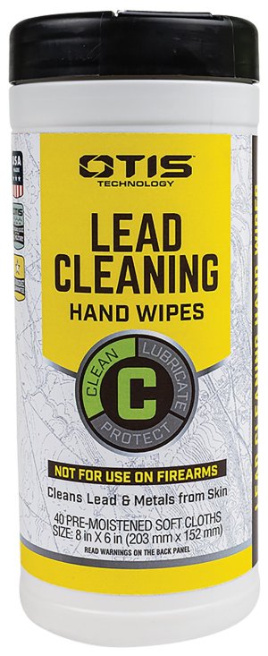 Otis FG40CLRW Lead Cleaning Wipes 40 Count Portable Canister
