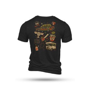 Nine Line Lotta Sap X-Mas Vacay Short Sleeve Shirt Charcoal Black XL