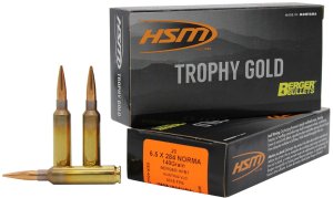 HSM 65X284140VLD 6.5x284 Norma 140gr Berger VLD 20 Rounds