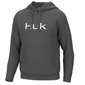 Huk H1300094-013-XXL Huk'd Up Logo Hoodie Volcanic Ash 2XL
