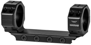 Warne 7824M Precision Scope Mount 34mm 0 MOA Black Anodized Aluminum
