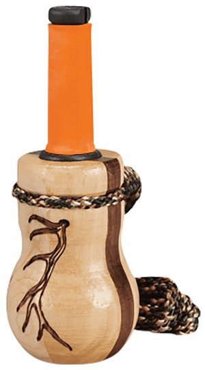 Wayne Carlton's HSWCC70167 Lil' Heifer Cow Call Walnut/Maple Wood Barrel
