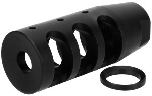 TacFire MZ1002N Compact Compensator 1/2"-28 TPI Black Nitride Steel