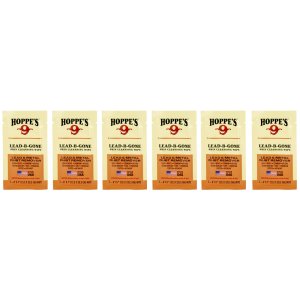 Hoppe's Lead-B-Gone Wipes 6-Pack, Removes 99.9% of Metal Contaminants
