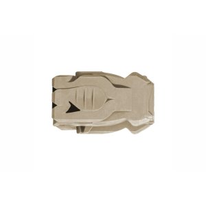 Strategic Sciences MFMD-5.56-0.0-MD-1/2X28-FDE Multi-Function Muzzle Device - Brake/ Flash Hider/ Suppressor Hybrid, Inconel Printed, 5.56mm, 0.0 OTB, FDE