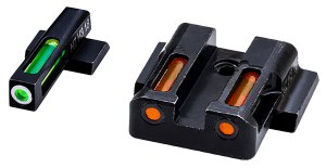 HiViz MPSN421 LiteWave H3 Sight Set for S&W Shield Green/Orange