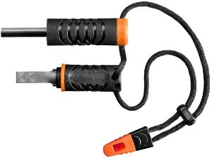 GERBER 31-003114 Fire Starter Tool IPX4 Water-Resistant Whistle