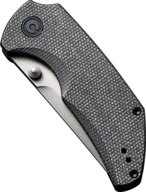 CIVIVI Thug 2 Dagger 2.69" Silver Blade Dark Green Micarta Handle