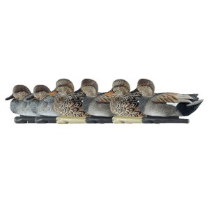 AvianX AVX8085 Top Flight Duck Decoys Gadwall 6-Pack, Realistic Design